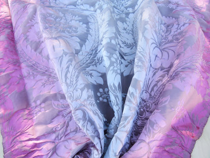 Scalamandre Length 1.1y Lelievre Carrousel Pink Damask Jacquard MSRP USD 892/y