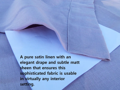 James Hare Length 2.4y Iona Peony Linen Pink Solid MSRP USD 135/y