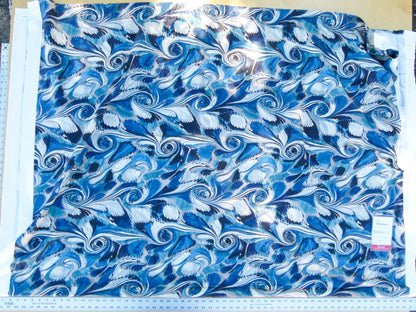 Scalamandre Length Jean Paul Gaultier 2.4Y Vogue Azur Print Blue White Abstract  MSRP USD 400+/y