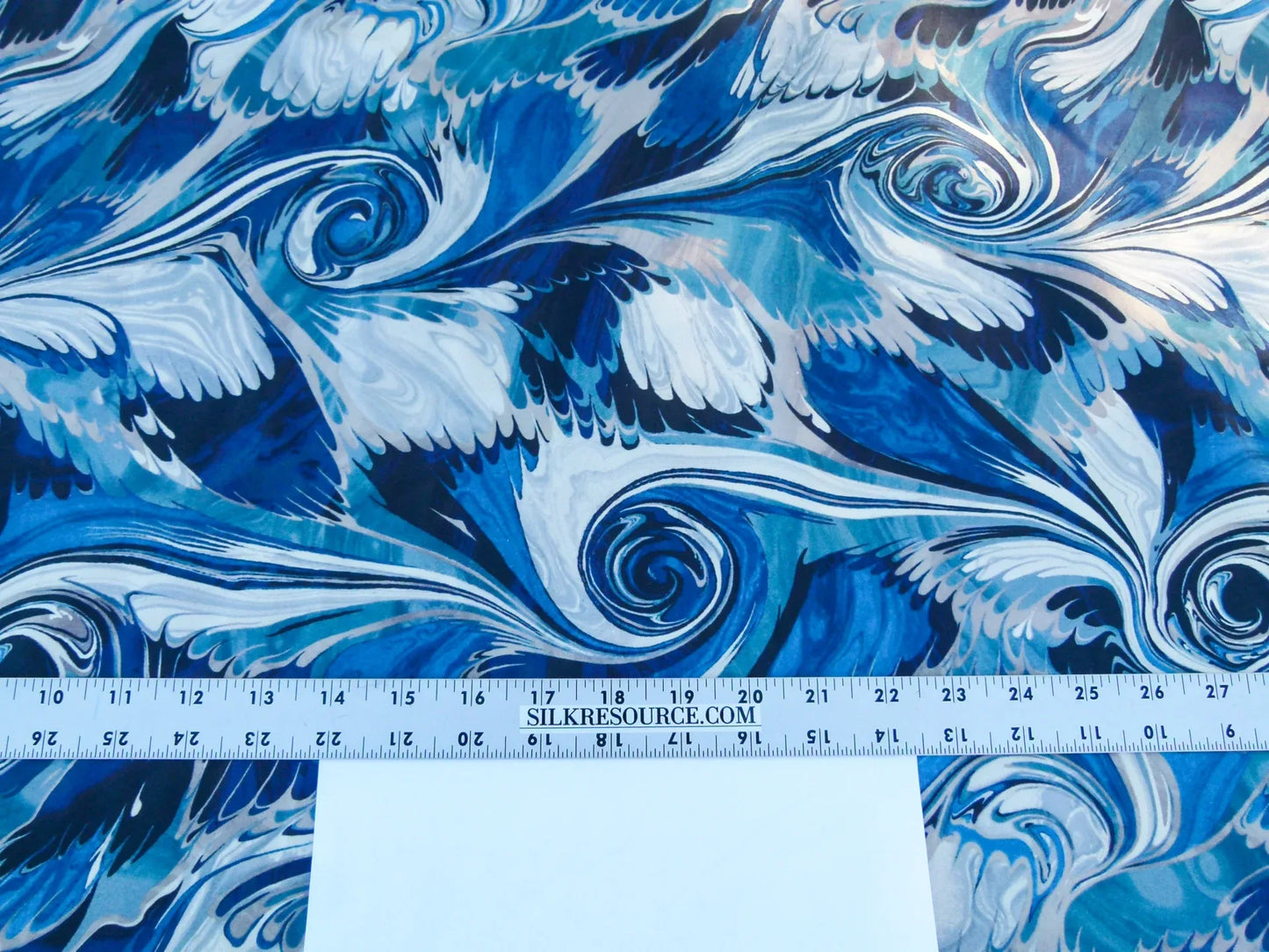 Scalamandre Length Jean Paul Gaultier 2.4Y Vogue Azur Print Blue White Abstract  MSRP USD 400+/y