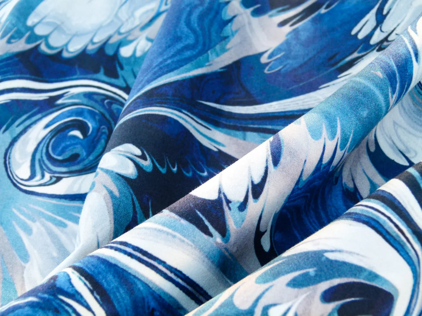 Scalamandre Length Jean Paul Gaultier 2.4Y Vogue Azur Print Blue White Abstract  MSRP USD 400+/y