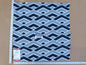 4 EV30 26"x26" Scalamandre Alhambra Grazia Sea Black Gray Geometric Embroidery MSRP USD300+/y