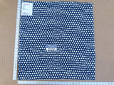 8 EV30 Scalamandre Dot Weave Indigo La Boheme Collection Ikat Small Scale Jacquard Cotton 25 x 26 inches MSRP USD298/y