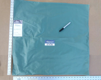 21 EV30 Scalamandre Lelievre Silk Virtouse Jade Green Plain Solid Square 27x27 inches MSRP USD1036/y