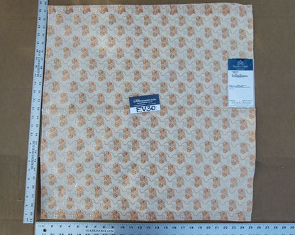 26 EV30 Scalamandre Tassinari and Chatel Carmontel Abricot Silk Square 25x25 inches MSRP USD1898+/y