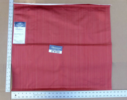 29 EV30 Scalamandre Tassinari and Chatel Vertige Pompei Red Strie Solid Square 24x27 inches MSRP USD1310/y