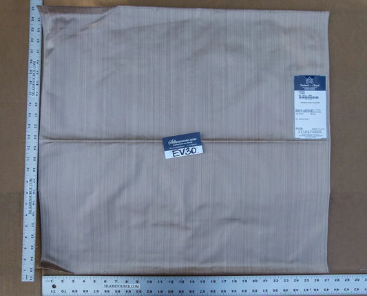 30 EV30 Scalamandre Tassinari and Chatel Vertige Fumee Gray Strie Solid Square 24x27 inches MSRP USD1310/y