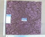 34 EV30 Scalamandre Tassinari and Chatel Volanges Puce Silk Damask Floral Purple Square 23x24 inches MSRP USD1354/y