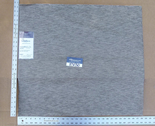 44 EV30 Scalamandre Lelievre Paris Vibrato Taupe Texture Plain Gray Square 24x28 inches MSRP USD468/y
