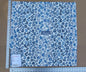 51 EV30 Scalamandre Bloom Lapis La Boheme Jacquard Square 25 x 26 inches MSRP USD274/y