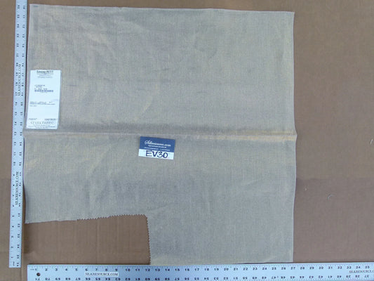 55 EV30 Scalamandre Edmond Petit Paris Lin Miroir Or Naturel Light Brown Square 26 x 27 inches MSRP USD594/y