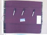 58 EV30 Scalamandre Durano Horsehair Red Black Cotton Warp Square 26 x 24 inches MSRP USD342/y