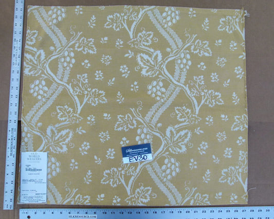 63 EV30 Scalamandre Old World Weavers Sonoma Oak Brown Plain Outdoor Square 24 x 27 inches