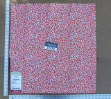 67 EV30 Scalamandre Grey Watkins Meadow Embroidery Pink Red White Leaf Pattern Square 26 x 25 inches MSRP USD 320/y