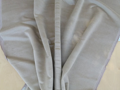 1.8 Yards Beacon Hill Silk Mohair Velvet in Sandlewood Tan MSRP 428/y Minor Defect