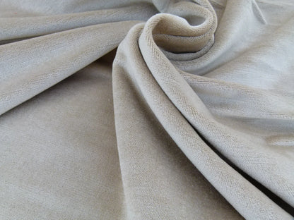 1.8 Yards Beacon Hill Silk Mohair Velvet in Sandlewood Tan MSRP 428/y Minor Defect