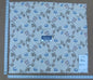 1 EV32 Square 25 x 27 inches Scalamandre Old World Weavers Trottola Blue Cream Silk Lampas Floral MSRP USD1700/y