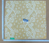 2 EV32 Square 26 x 29 inches Scalamandre Old World Weavers Sonoma Oak Sunbrella Outdoor Yellow Botanical Foliage Scroll MSRP USD224/y