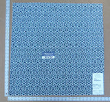 4 EV32 Square 26 x 26 inches Scalamandre Old World Weavers Axial Peacock Chenille Jacquard Blue White MSRP USD246/y