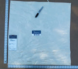 26 EV32 Square 25 x 24 inches Scalamandre Lelievre Paris Valencay - Le Eglantine White Silk Damask Floral