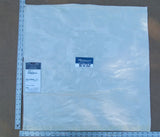 27 EV32 Square 25 x 25 inches Scalamandre Lelievre Paris Valencay - Le Eglantine White Silk Damask Floral