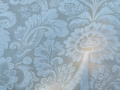 34 EV32 Square 23 x 25 inches Scalamandre Lelievre Coppelia Sable Beige Large Jacquard