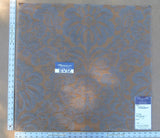 35 EV32 Square 24 x 25 inches Scalamandre Lelievre Coppelia Tabac Brown Gray Large Jacquard