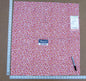44 EV32 Square 27 x 25 inches Scalamandre Grey Watkins Meadow Embroidery Pink Red MSRP USD 320/y