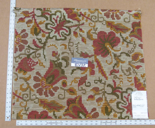 48 EV32 Square 26 x 27 inches Scalamandre Old World Weavers Moldavia Stone Terracotta Tapestry