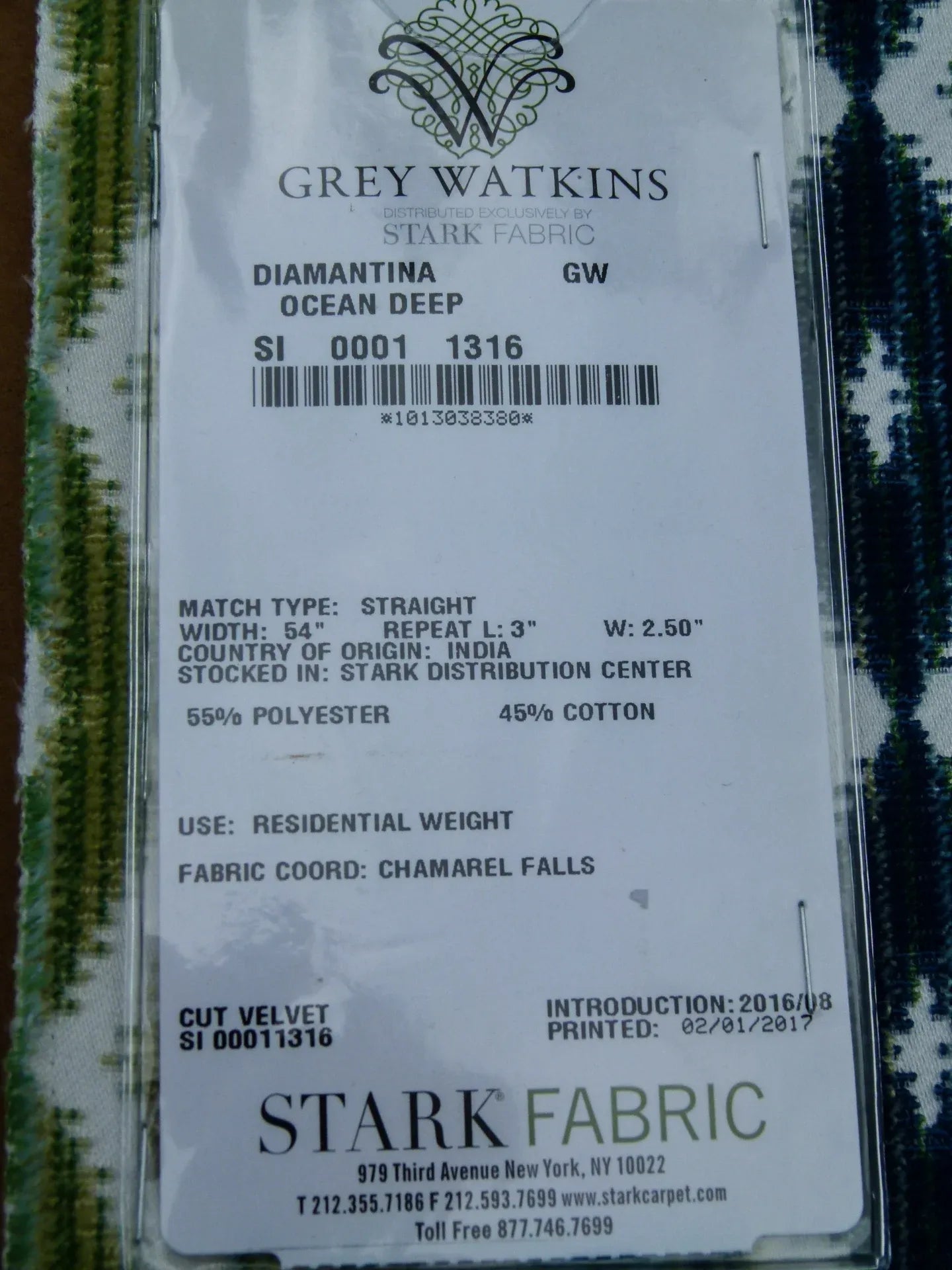 50 EV32 Square 26 x 27 inches Scalamandre Grey Watkins Diamantina Ocean Deep Cut Velvet MSRP 306/y