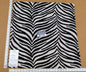 51 EV32 Square 26 x 25 inches Scalamandre Old World Weavers Singita Black and White Animals White Zebra Wool  MSRP 306/y