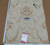 Scalamandre Old World Weavers Pallazo Pallavicini Multi Olives and Reds Jacquard Silk Lampas Square 1y x 26in