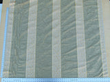 By Yd Lee Jofa Romanelli Stripe Oyster Grey Olive Green Gold Italy Linen MSRP USD270/Y
