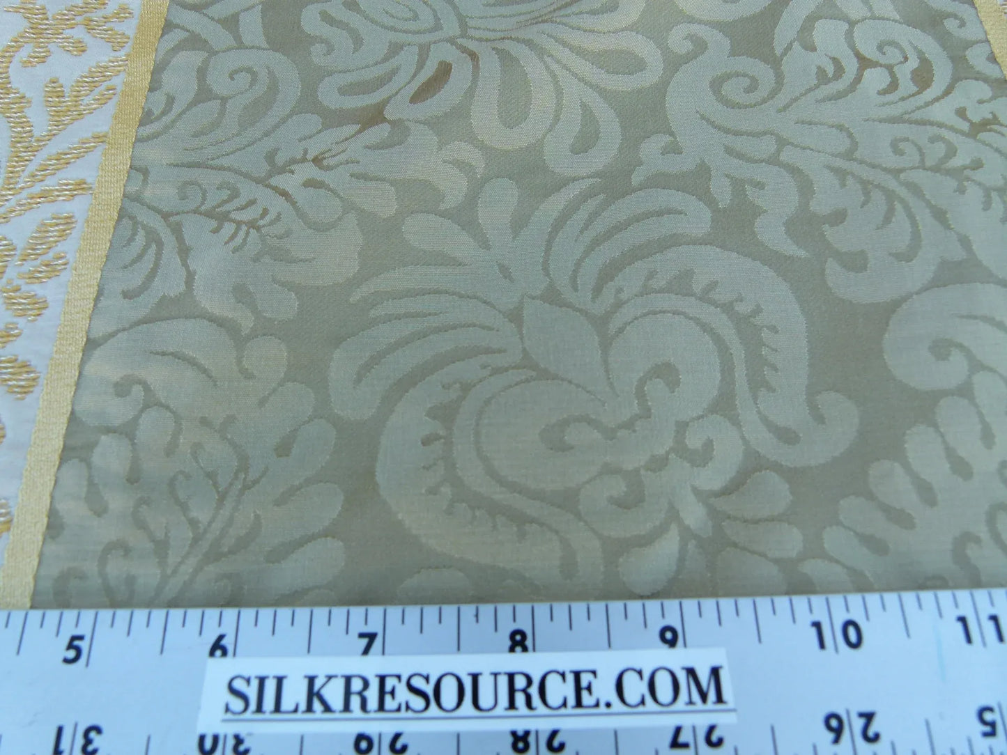 By Yd Lee Jofa Romanelli Stripe Oyster Grey Olive Green Gold Italy Linen MSRP USD270/Y