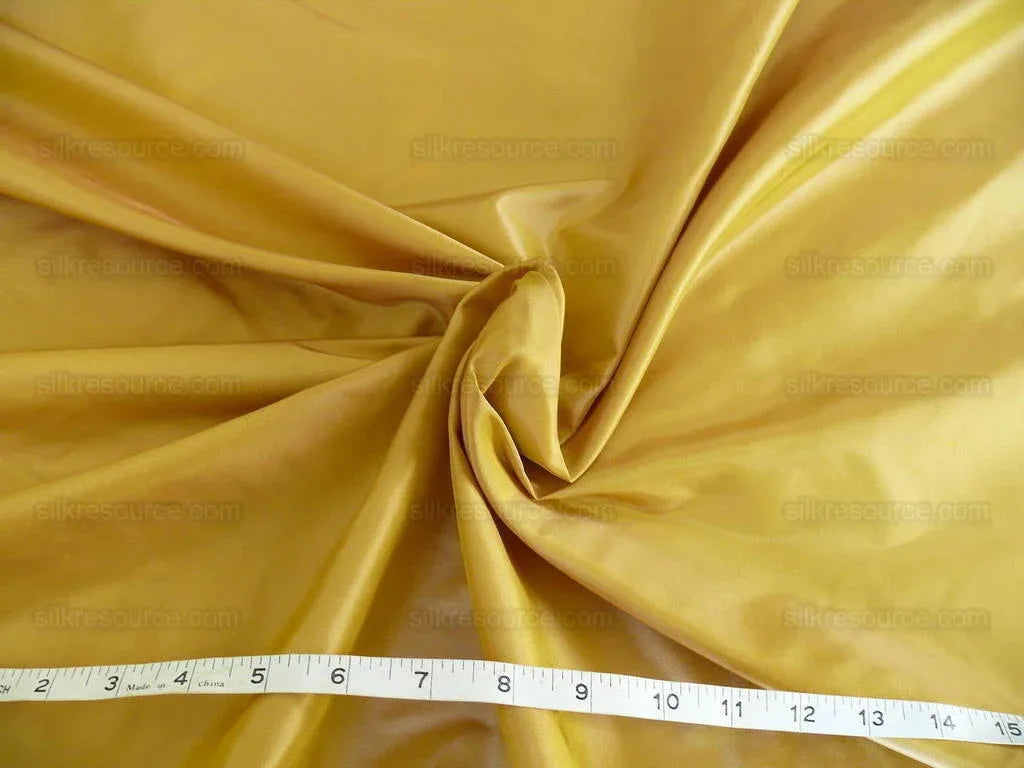 Designer 100% silk Taffeta 24k Gold W Pink Shot Sku T16