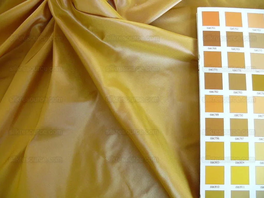 Designer 100% silk Taffeta 24k Gold W Pink Shot Sku T16