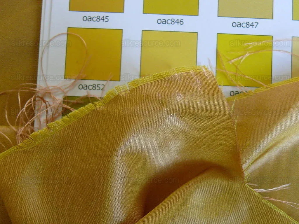 Designer 100% silk Taffeta 24k Gold W Pink Shot Sku T16