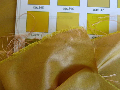 Designer 100% silk Taffeta 24k Gold W Pink Shot Sku T16