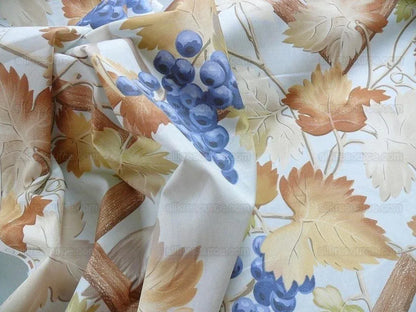 Brunschwig & Fils "affresco Airone"cotton Crane Grape