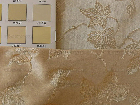 100% silk Damask Summer Berry "luminous" Ecru Nimbus Art Nouveau William Morris