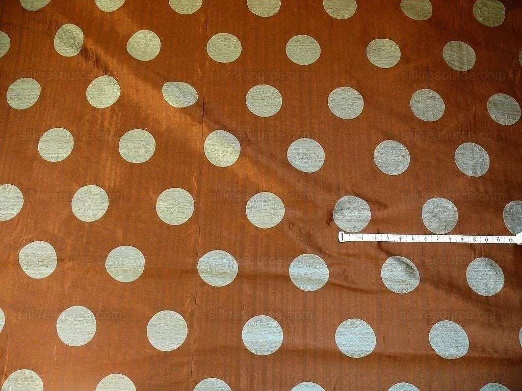 By Yd % Silk Damask Moon In Bamboo "mineral" Silver Brown