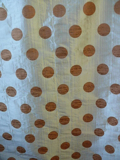 By Yd % Silk Damask Moon In Bamboo "mineral" Silver Brown