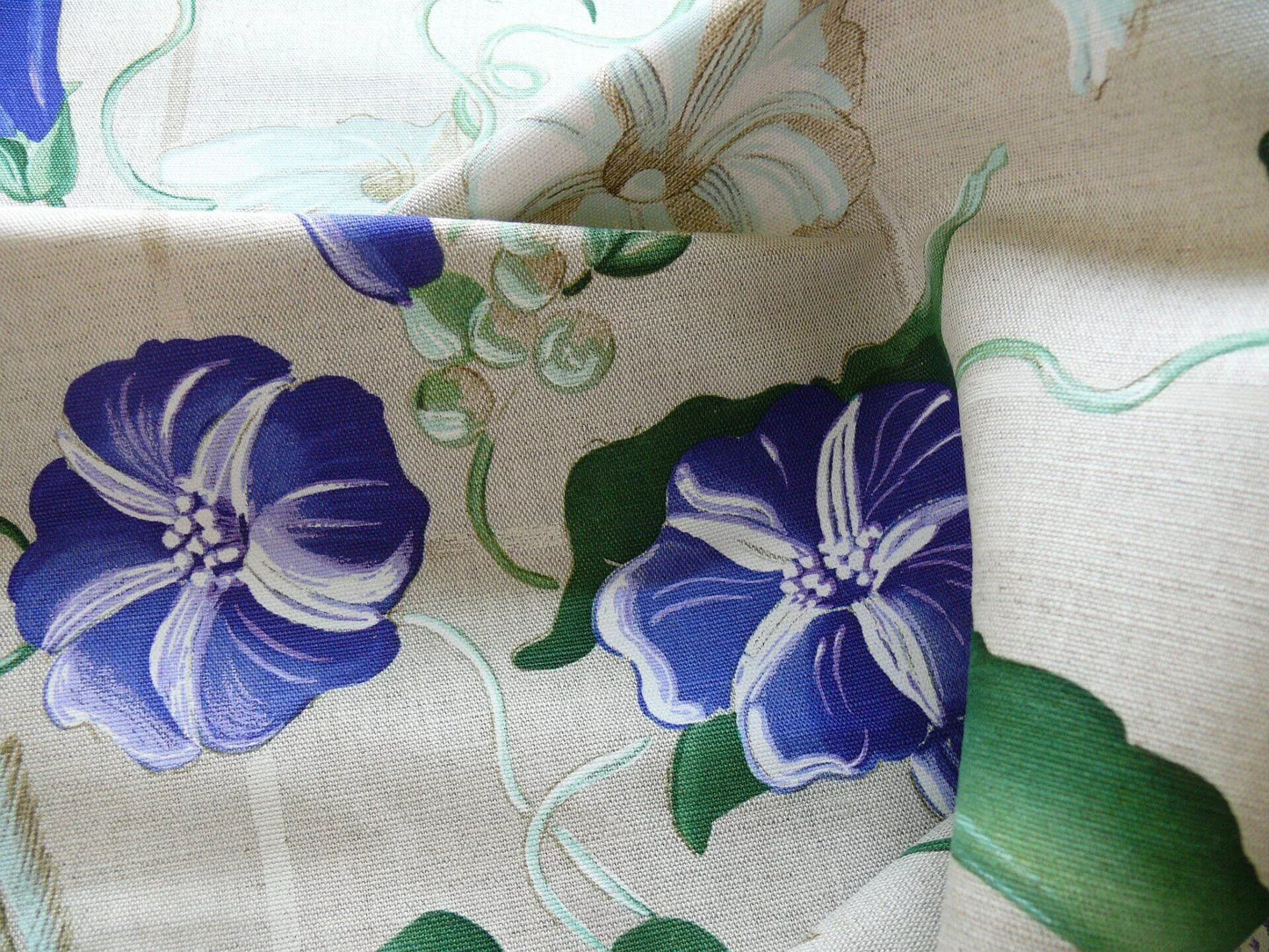 Brunschwig & Fils Glorious Morning Linen Print Darker Natural 4.5yds Morning Glory Trellis (copy)