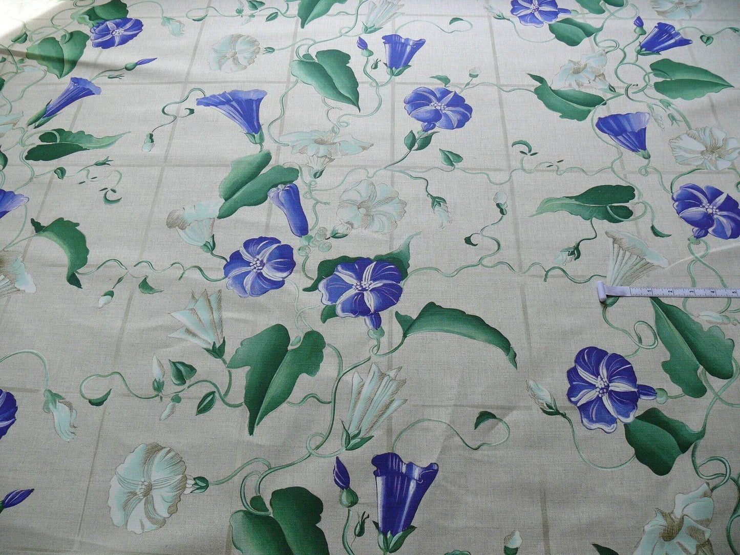 Brunschwig & Fils Glorious Morning Linen Print Darker Natural 4.5yds Morning Glory Trellis (copy)