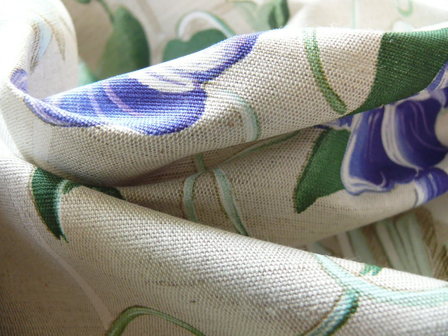 Brunschwig & Fils Glorious Morning Linen Print Darker Natural 4.5yds Morning Glory Trellis (copy)