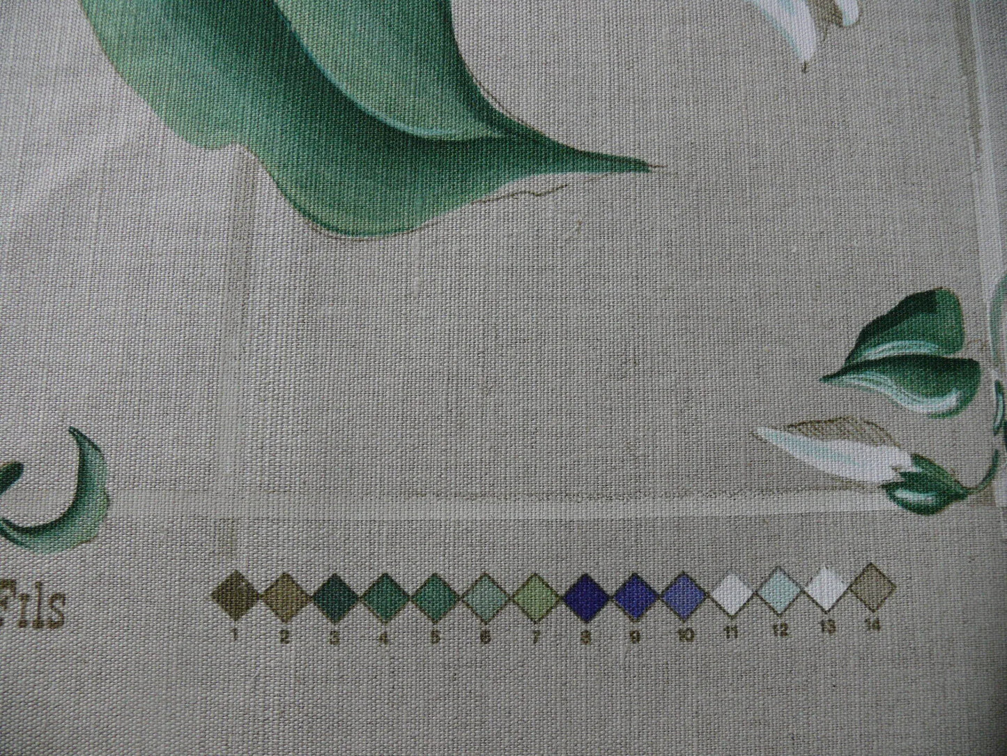 Brunschwig & Fils Glorious Morning Linen Print Darker Natural 4.5yds Morning Glory Trellis (copy)