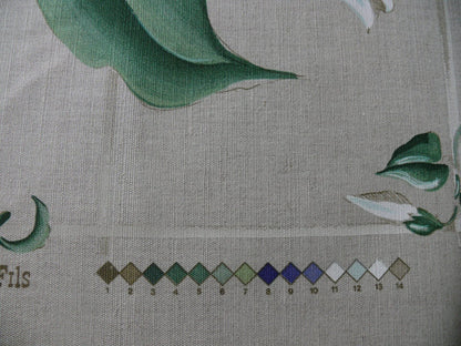 Brunschwig & Fils Glorious Morning Linen Print Darker Natural 4.5yds Morning Glory Trellis (copy)