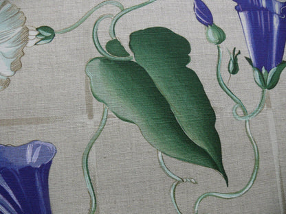 Brunschwig & Fils Glorious Morning Linen Print Darker Natural 4.5yds Morning Glory Trellis (copy)