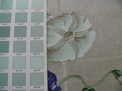 Brunschwig & Fils Glorious Morning Linen Print Darker Natural 4.5yds Morning Glory Trellis (copy)