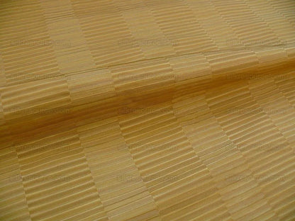 100% Silk Jacquard Piano Key Texture "cornsilk" Gold Yellow